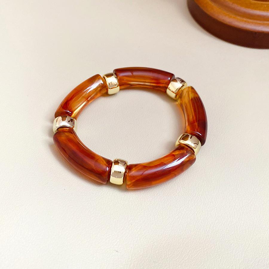 Acrylic Ombre Round Vintage Minimalist Autumn/Winter Bracelet