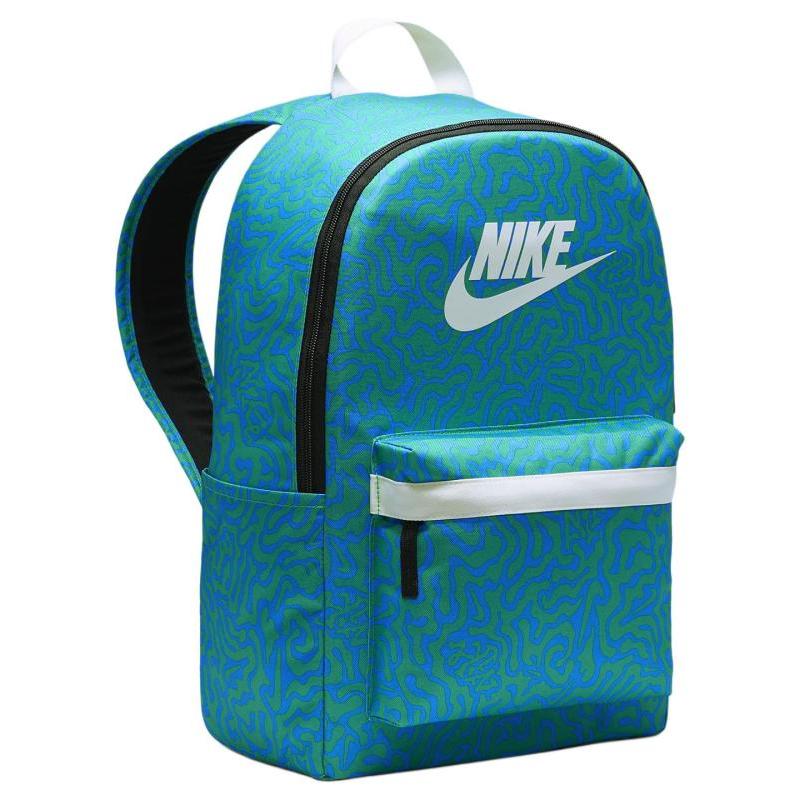 Nike Heritage Fabric Backpack Regular Unisex Clear Transparent Blue & Stadium Green & Coconut Milk Casual FN0785-406