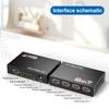 4K 2K HDMI-Compatible Splitter HDMI 1 in 4 Out Video Switcher Cable Adapter Hub For PS4 Laptop Monitor TV Box Projector
