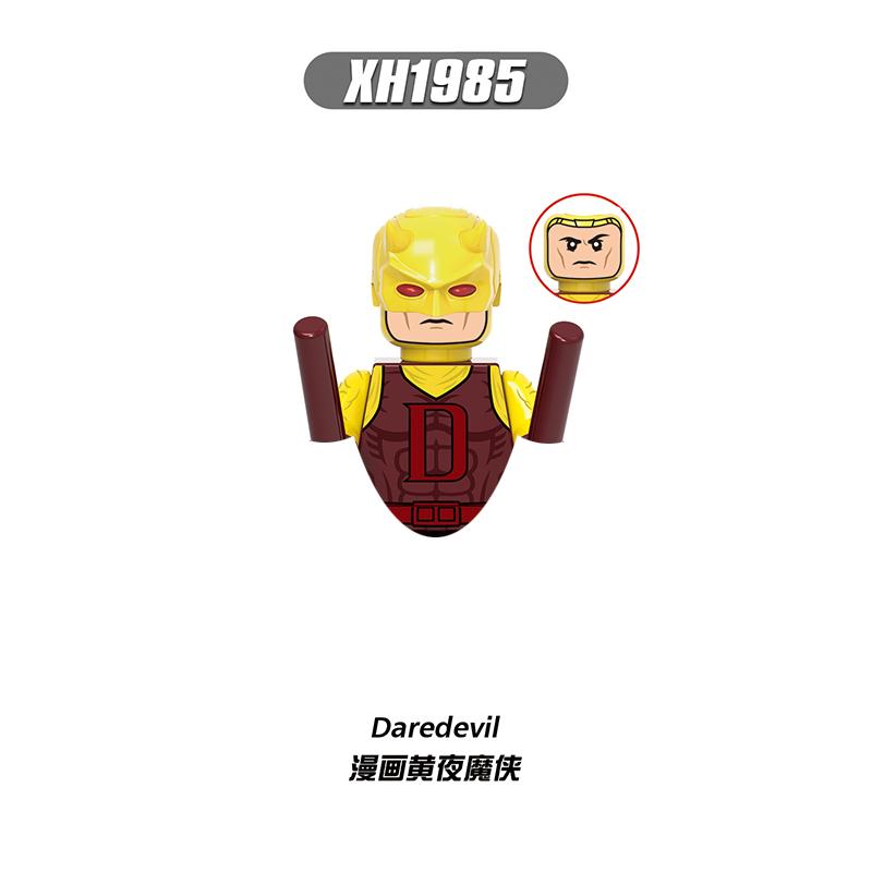 Thunderbolts Black Widow Building Blocks Daredevil  Bricks Taskmaster For Toys Gifts Children Mini Action Figures Party GIFTS