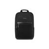 Solid Color Logo Lightweight Simple Large Capacity Fabric Backpack Men Backpack Black 664-09127