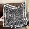 Lightweight 90x90cm Square Scarf Women Navy Style Sun Protection Silk-Like Feel Wear Chic Versatile Accessory