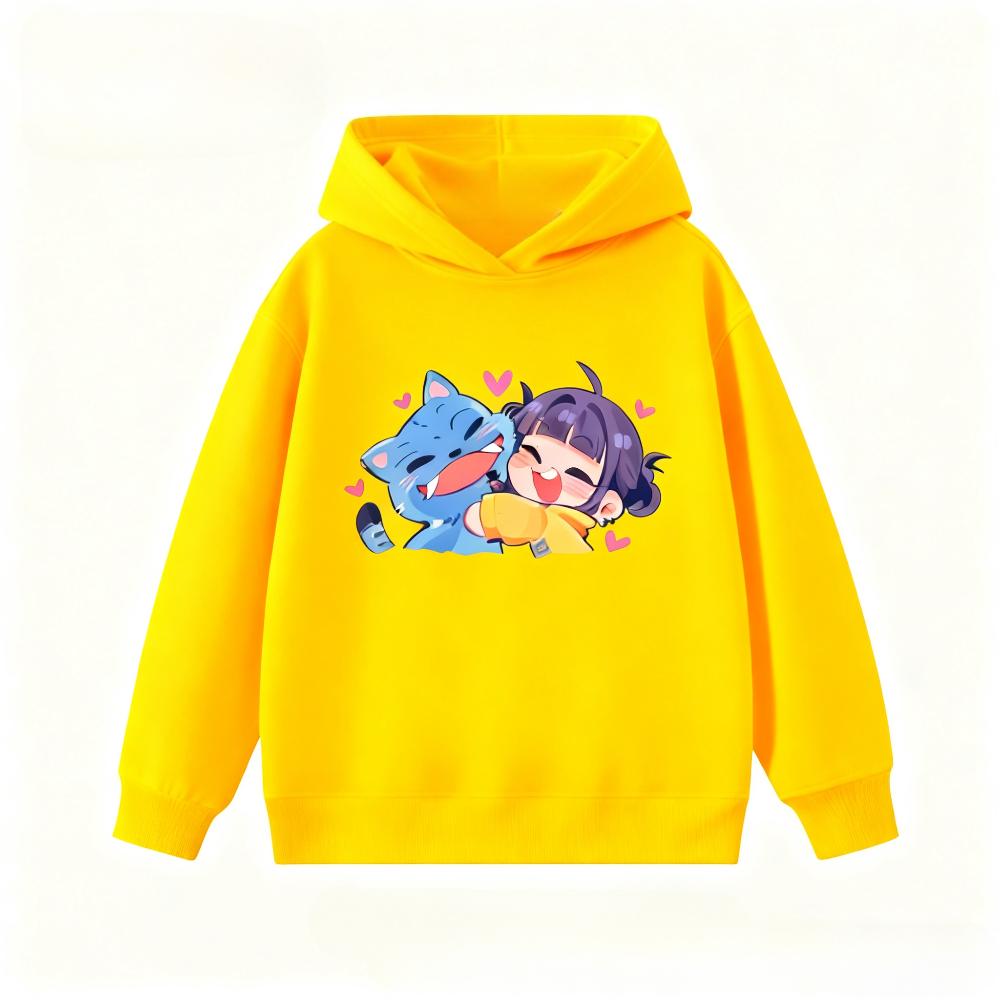 Korean Popular Kpop Demon Hunter Children's Sweatshirt Boys and Girls Clothing Autumn and Winter Warm Children's Hoodie