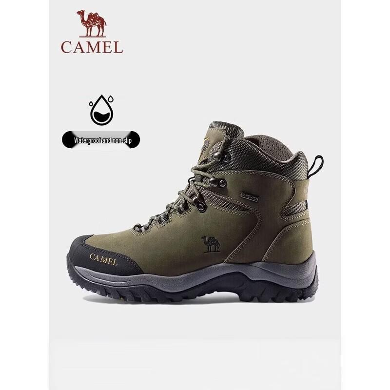 Camel Men's Waterproof High-Top Hiking Boots