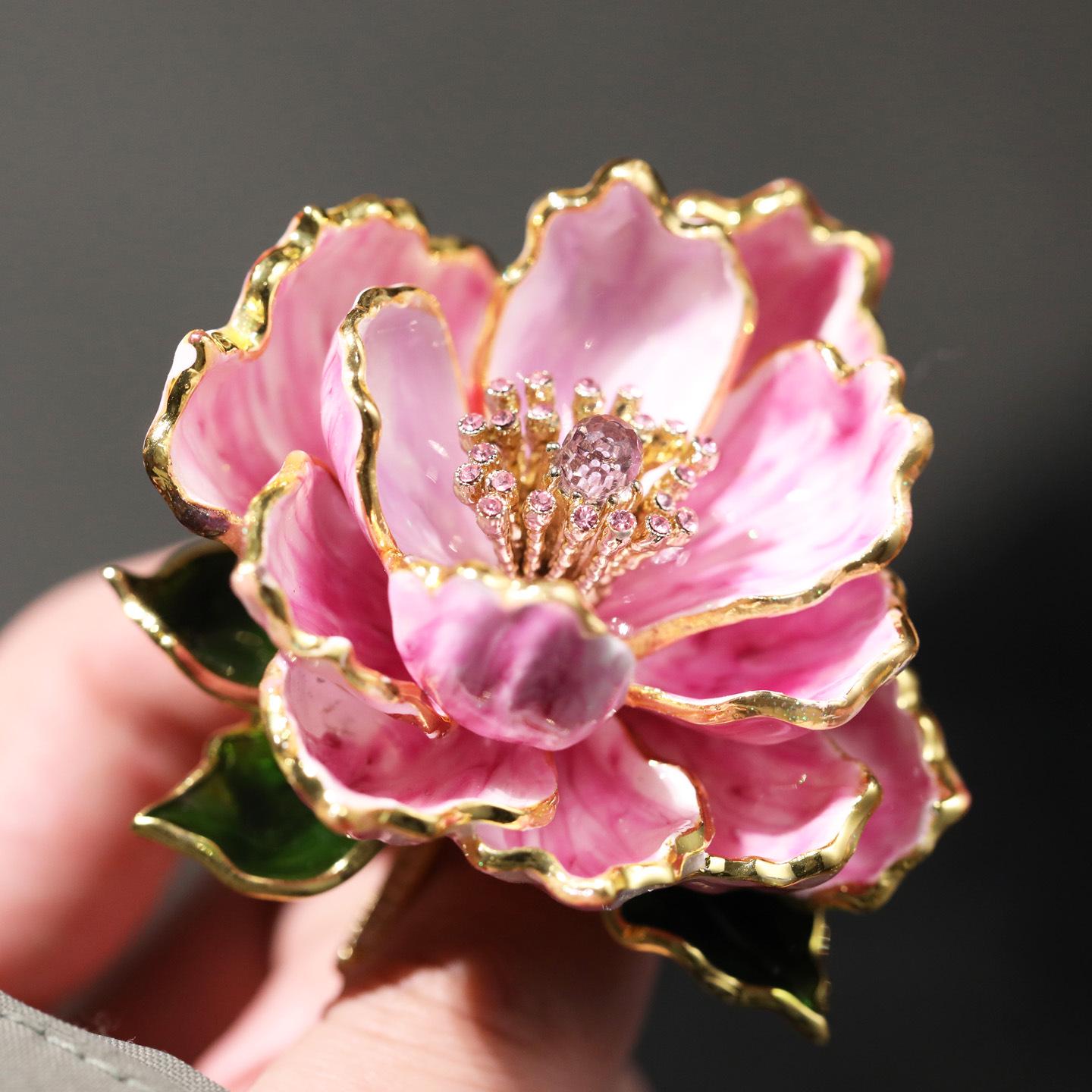 Bo Xin Yun Peony Brooch: Elegant Design for Birthdays and Special Events