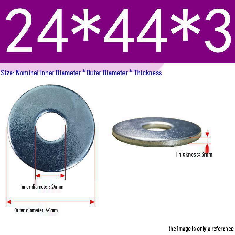 Galvanized Flat Metal Washer Spacer M3-M60