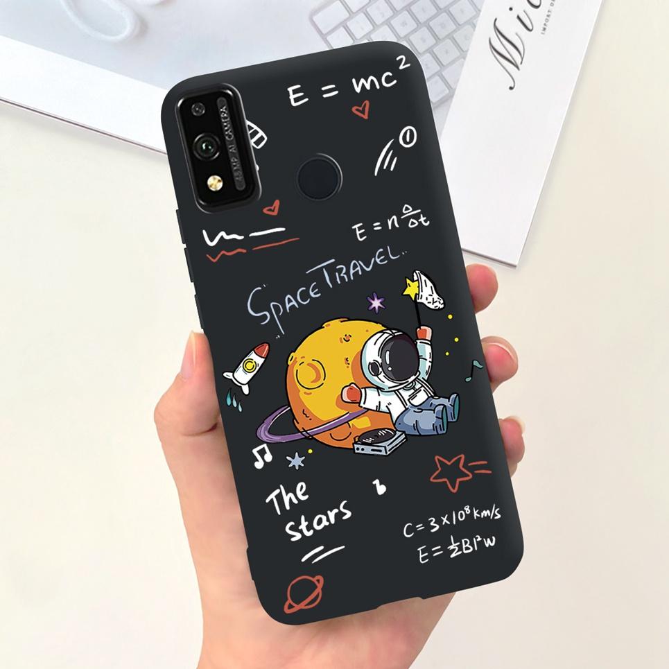 Soft Silicone Cases For Huawei Honor 9X lite Case JSN-L21 JSN-L22 JSN-L23 Coque Fundas Luxury Design Pattern Soft Silicone Etui