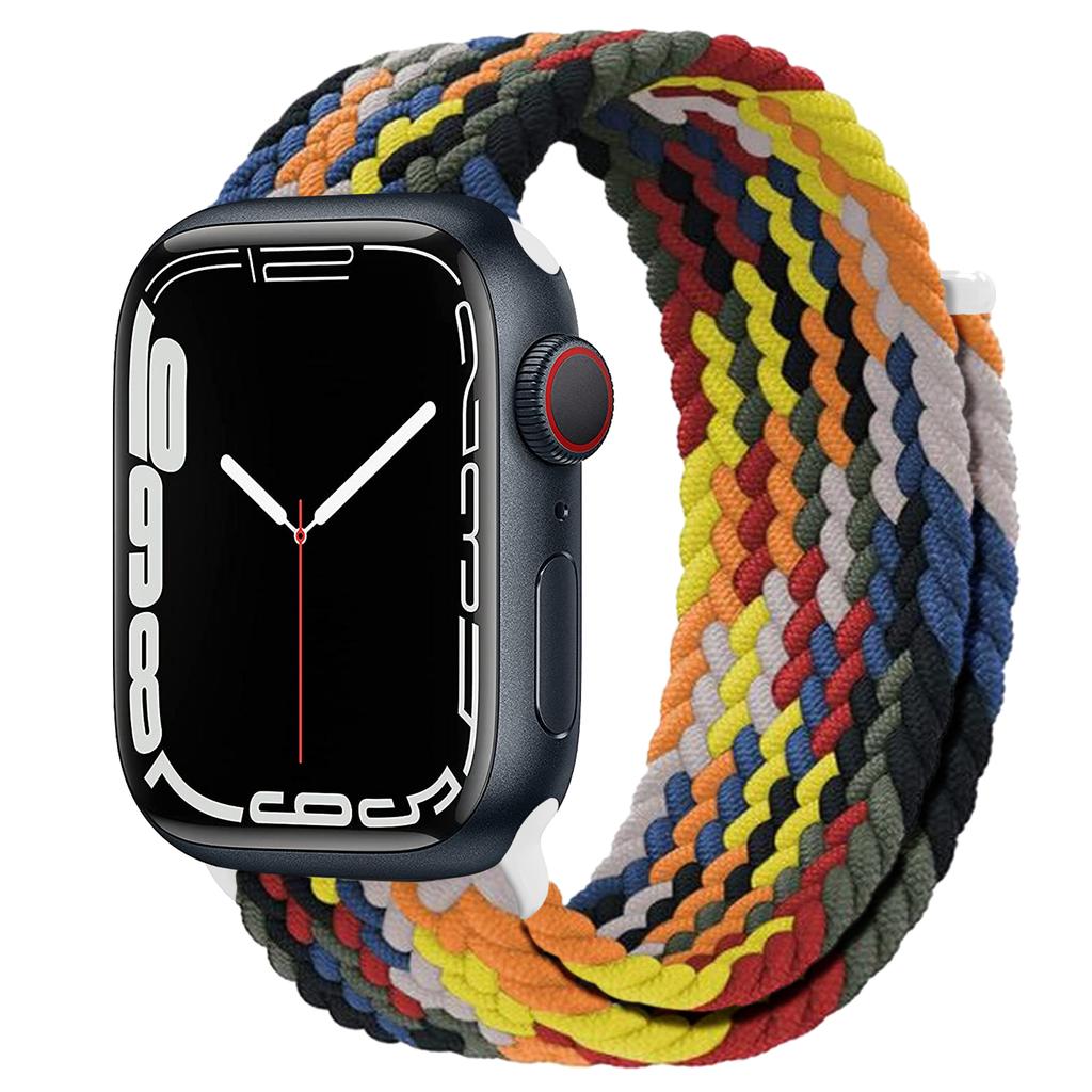 Band For Apple watch strap 44mm 40mm 45mm 41mm 42mm ultra 49mm correa Braided Solo Loop bracelet Apple watch series 7 3 5 se 6 8