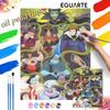 Villains Oil Art Painting Kit Home Wall Decor Handmade Gift Unique Decorative Craft Canvas Set Elegant Character Wall Art Decor Design