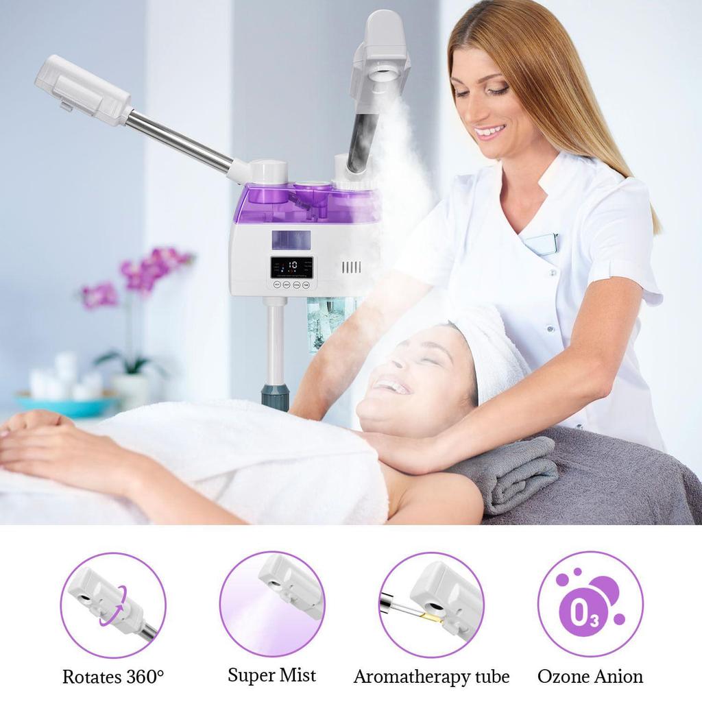 Dual-Mode Facial Steamer: Cold & Hot Hydrating Beauty Spray Machine