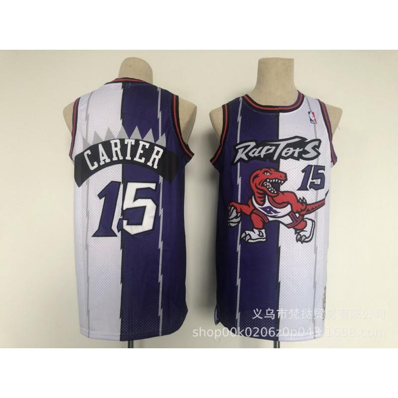 Mens Basketball Jersey Vince Carter 15 Tracy McGrady 1 Retro Stitched NBA Style Sleeveless Cotton V-Neck Sportswear