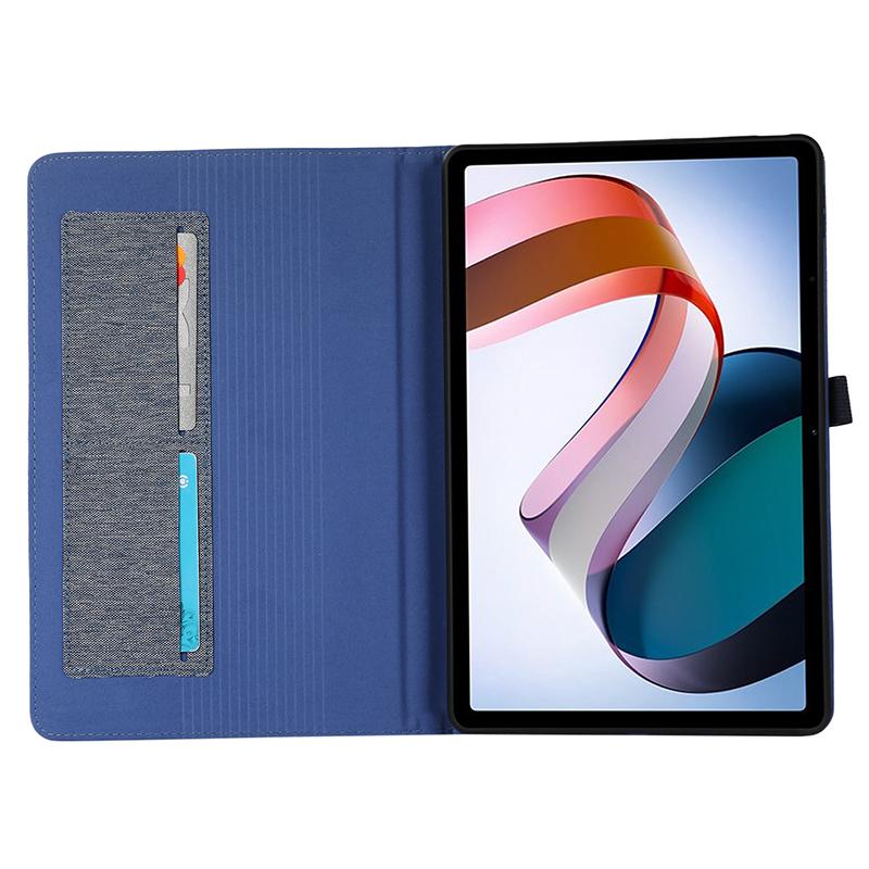 

For Xiaomi Redmi Pad SE Case Stand Tablet Leather Cover with Card Holder Black