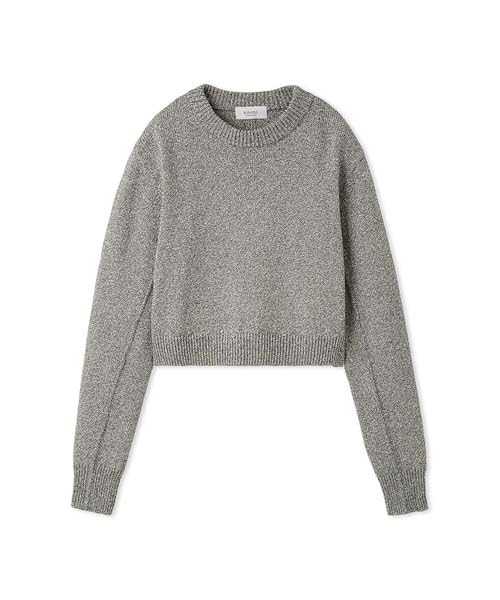 

Emi Eco Knit Pullover 13WNT251052 NVY Free Size Small Lamé Women s