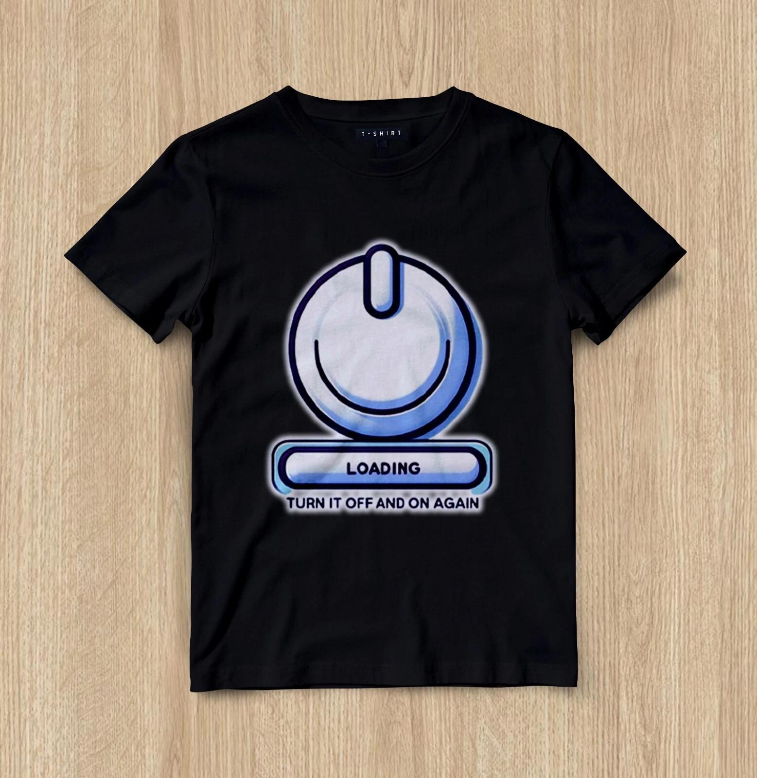 Унисекс футболка с коротким рукавом из джерси с юмористическим дизайном для техподдержки 4XL