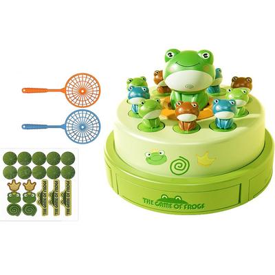 1set Frog Game Bounce and Catch Toys (w/o Batteries )