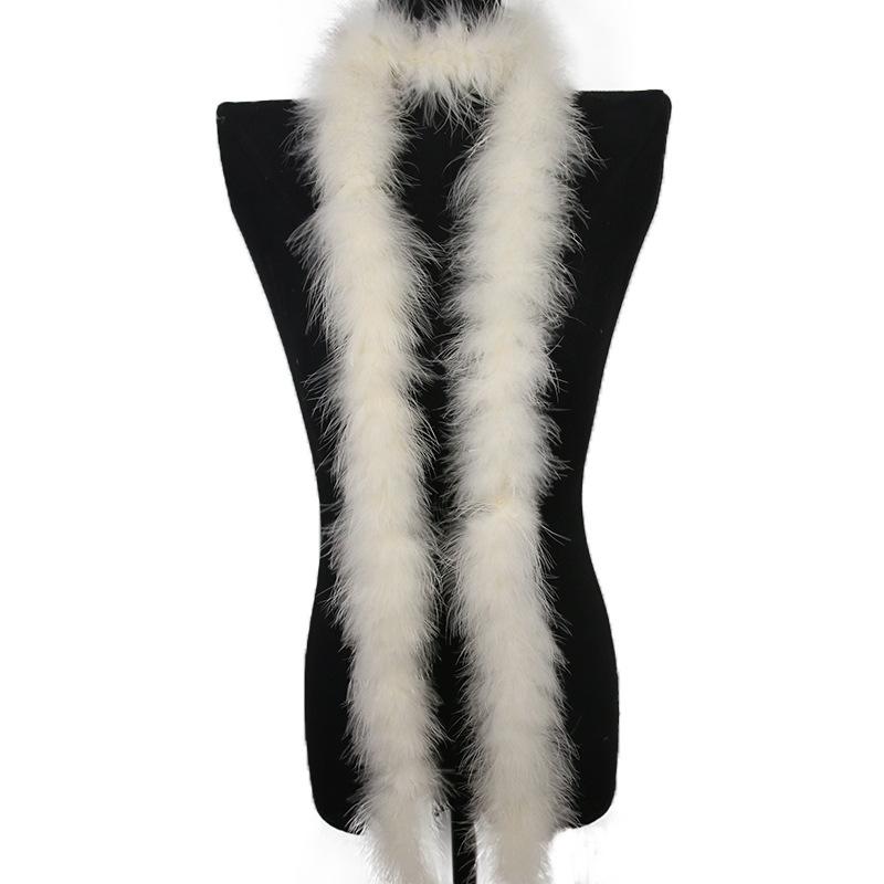 Thickened Encrypted Large Turkey Feather Strips Colored Top Scarves Stage Performance Costume Accessories