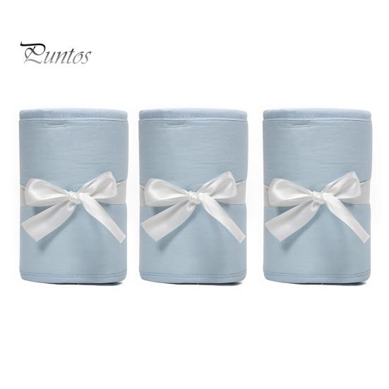 Baby Crib Bumper Pads 3 Pcs Bumper, Soft Cotton Breathable Sleep Barrier Child Safety Strip for Toddlers, Liner Edge Protector with Adjustable