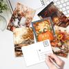 32pcs, Autumn Fairy Tale Postcards, Harvest Season Postcards, Wall Stickers, Mailing Cards, Greeting Cards, DIY Postcards, D