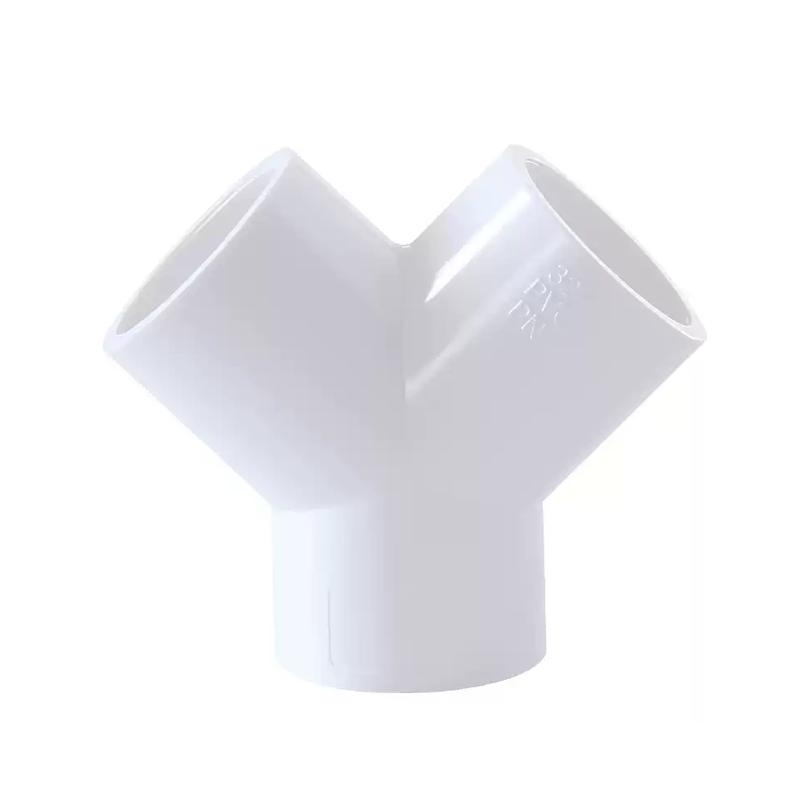 

1-10pc 20-63mm White PVC Y 3-Way Connector Garden Irrigation Connector AquariumTee Joints Aquarium Shaped Water Pipe Connector 63mm&10 pcs белый