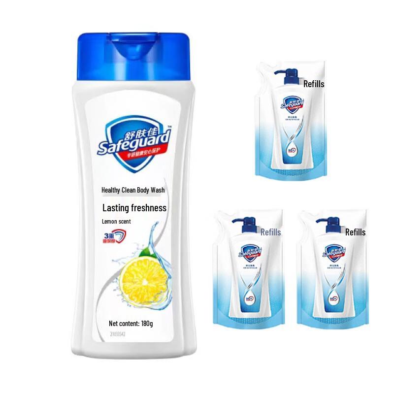 Safeguard Refreshing Lemon Body Wash Value Pack