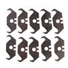 10Pcs Heavy Duty Steel Hook Blades Utility Spare Parts Pocket Pointed Blade Tool