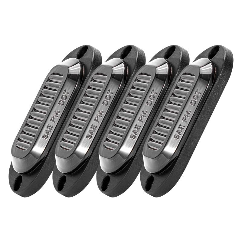 Truck Trailer Side Marker Light 2LED Lens Technology 12V-24V Wide Input Voltages Weatherproof Road Visibility Enhancer