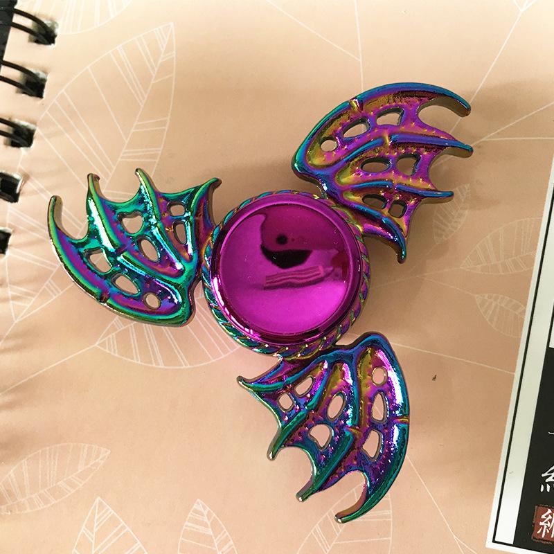 Rainbow Metal Fidget Spinner Toys Stainless Steel Bearing High Speed Stress Relief Spinner ADHD Anxiety Toys for Adult Kid