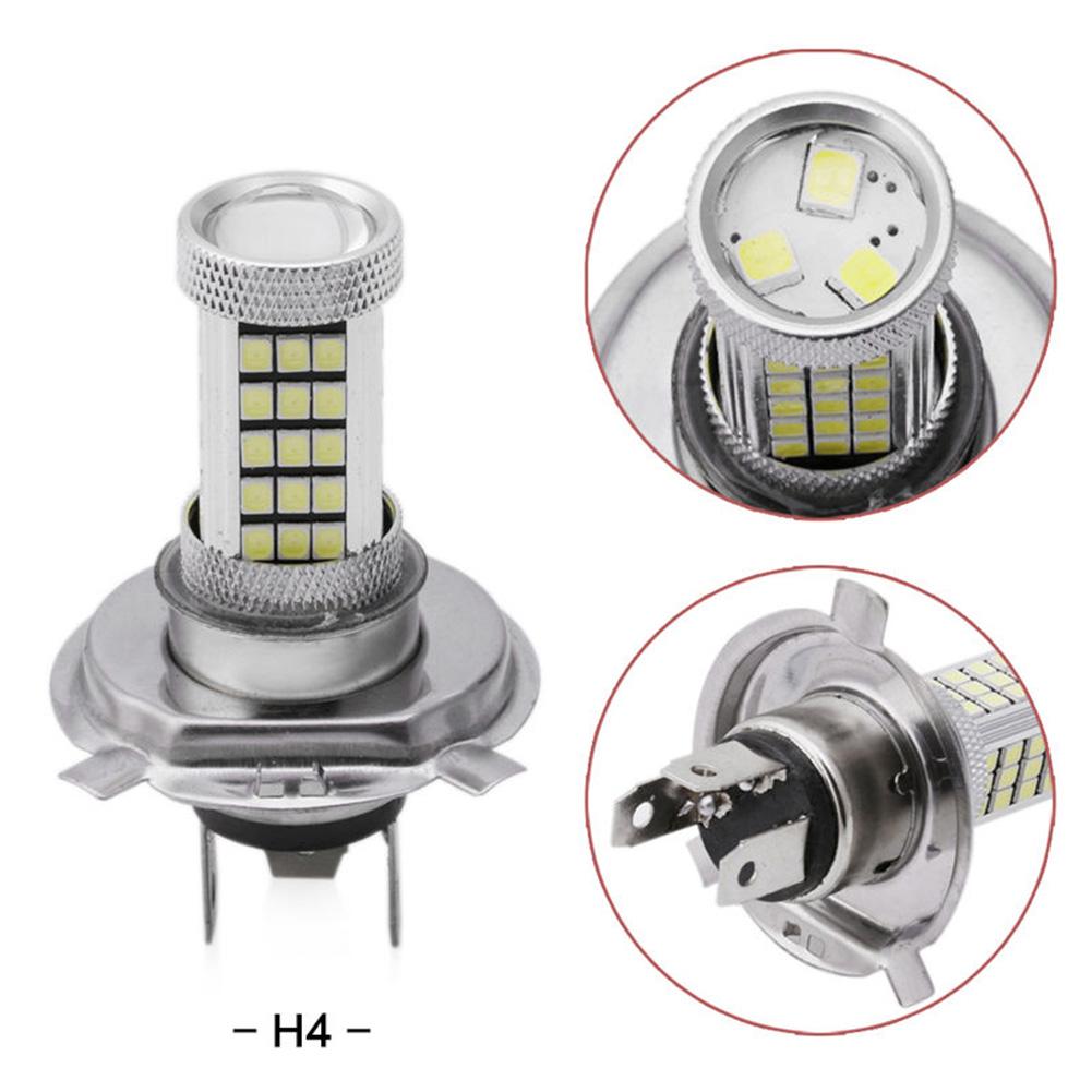 1Pc DC 12V 66 LED Car Light H4/H7/H11/9005 /9006 6000K Car Fog Driving Light Bulb