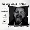 PPost MalonEe Rapper Cushion Cover Plush Fabric Soft DoubleSided Printed Sofa Warm Winter Home Child Gift Pillow Case