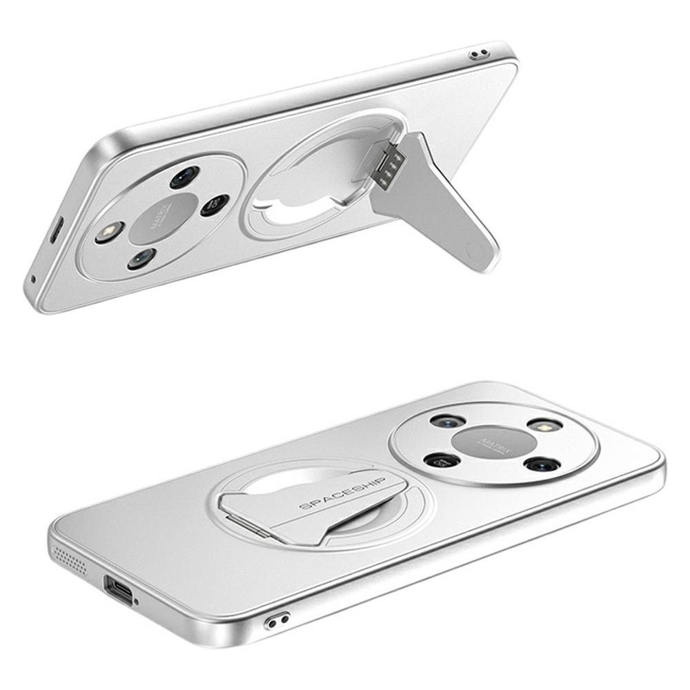 Schutzhülle für Honor X70 5G, kompatibel mit MagSafe, verstecktem Ständer, mattes, hautfreundliches PC-TPU-Gehäuse