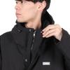 Raglan Puffer Hooded 101244021009 Jacket, Black, Small,