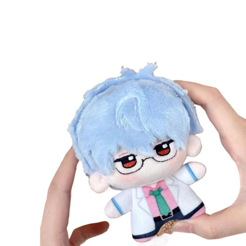 10cm/3.93in GINTAMA Plush Toy Sakata Gintoki Model Cotton Dolls Anime Peripherals Kawaii Creativity Collectible Decoration Gifts