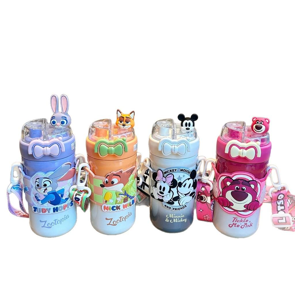 Zootopia Insulated Water Bottle With Straw Lock For Students And Commuters