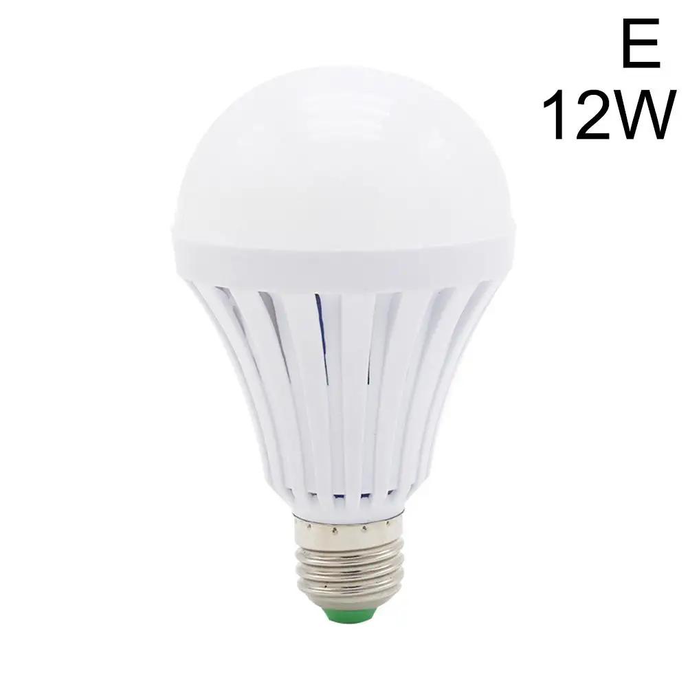 E27 Emergency LED Light Bulb 5W/7W/9W/12W/15W Rechargeable 1200mAh 6000K Battery 220V for Camping Tent Lamp Outdoor Lighting