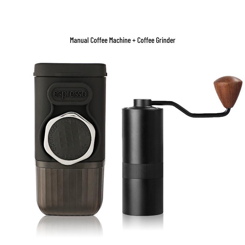 Compact Portable Dual-Use Italian Coffee Maker for Travel & Home