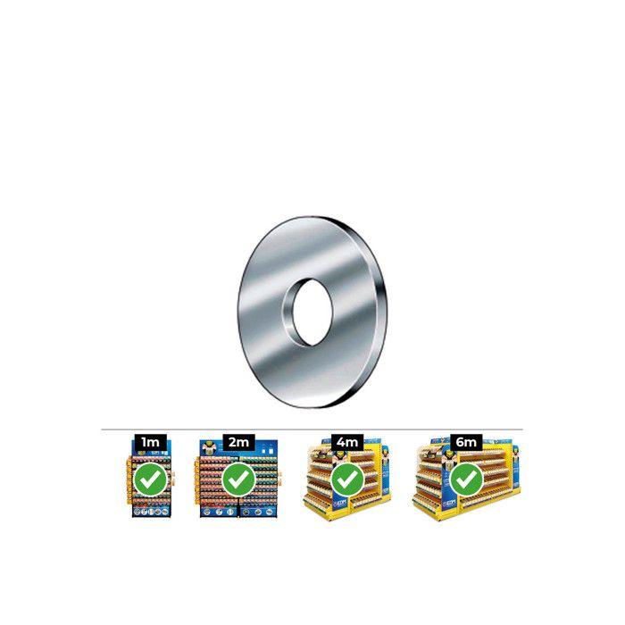 Rondelles Carrosserie - CELO - REF 9021 - 6mm - Acier Zingué - Boîte De 500