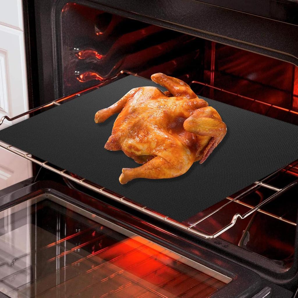 Reble Air Fryer Liners for Breville Smart Oven Air Fryer Pro BOV900BSS, Ninja Foodi, Non-Stick, 3x Liners + 3x Mesh