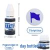 Photosensitive Quick-Dry Stamping Ink - 10ml Red, Black, Blue, Purple Ink for Stamp Pads