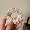 Velvet Scrunchies Set: Milk Tea & Apricot - Japanese & Korean Style Hair Accessories