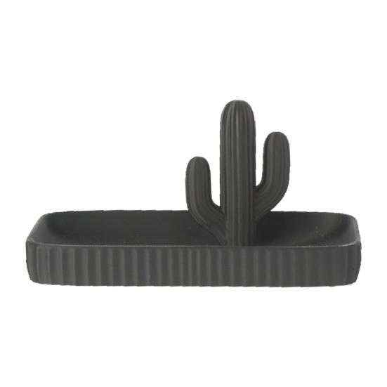 Artistic Jewelry Display 3D Printed Cactus Tray, Ring Dish, Entryway Table Trays, Decorative Trinket Holder Organizer Tray for Rings Necklaces
