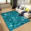 3D Ocean Seawater Beach Water Area Rug,Carpet Rug for Living Room Bedroom Sofa Doormat Decor,Kid Play Crawl Non-slip Floor Mat