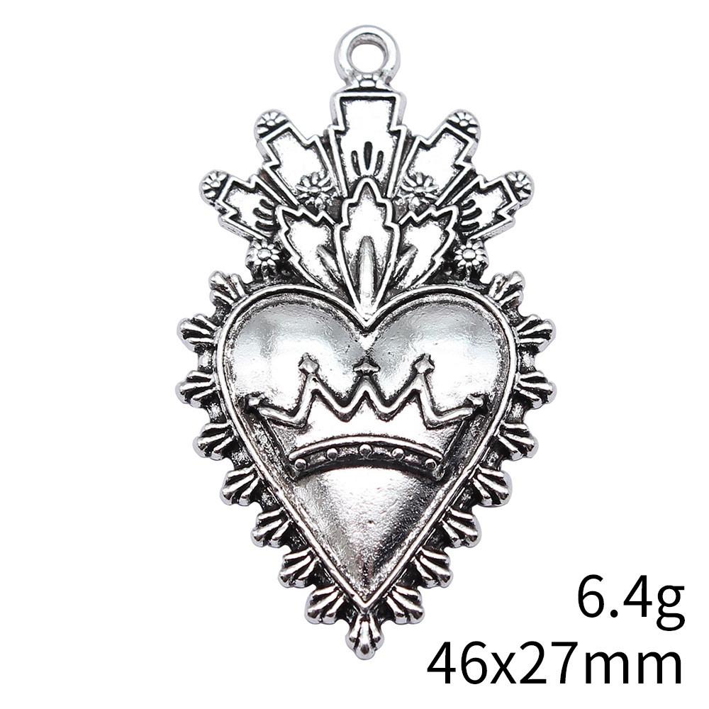 Christmas Decorations Charms Jewelry Gothic Style Peach Heart Charms Pendant Items Craft Pendants