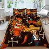 Skull Style Bedding Sets 3D Home Bedclothes Breathable Pillowcase Polyester Teen Children Highend Duvet Cover