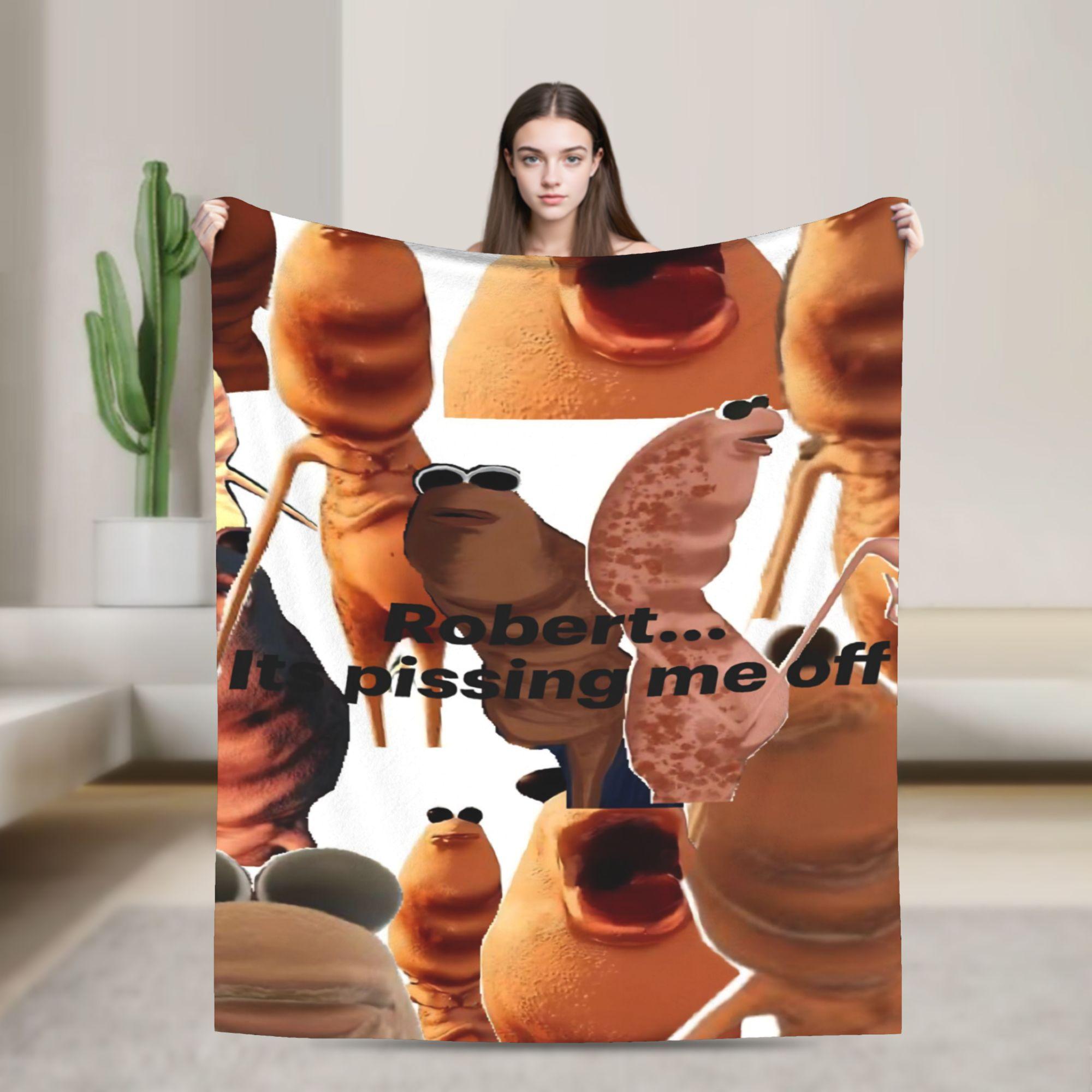 

Marcus The Worm Funny Meme Blankets Fleece Vintage Warm Throw Blanket for Home Textile Decor 100x150cm