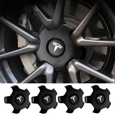 For 18-inch Wheel Hub Model 3 2017 2018 2019 2012 2020 2011 2023 Car Wheel Center Caps Tyre Rim Hub Cover Tesla Accessorie