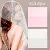 50/100Pcs Disposable Makeup Protector Hoods Breathable Cosmetic Beauty Masks For Bridal Party Wedding Travel Daily Makeup