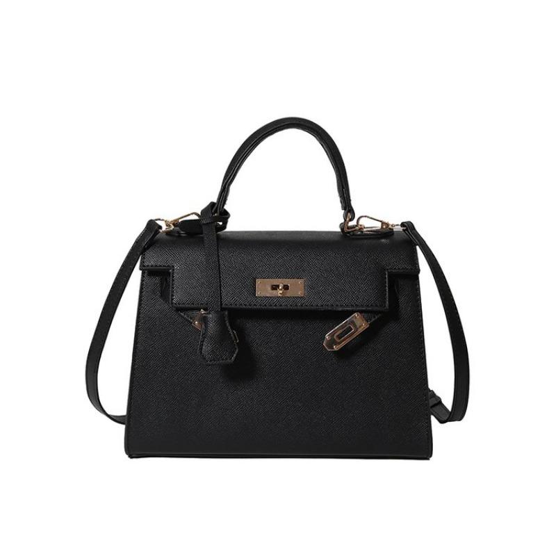 PU Fashion Versatile Buckle Handbag Casual Solid Large Capacity Shoulder Bag 2025 Hot Selling Women's Light Luxury Crossbody Bag