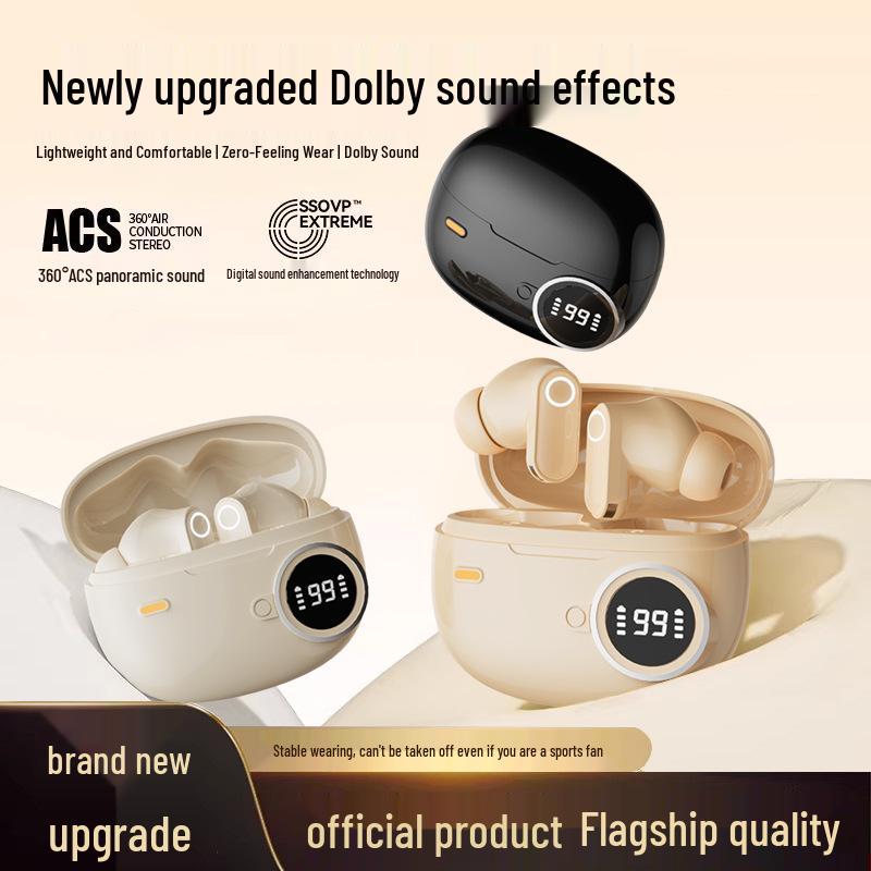 B39 Bluetooth Earbuds: High-Quality Sound, Long Battery Life, Digital Display, Noise Cancelling, Sports Design