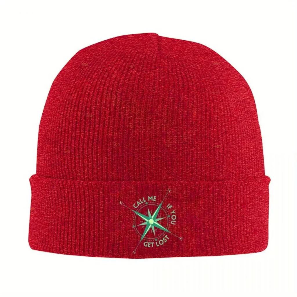 new Call Me If You Get Lost Bonnet Hats logo Beanie Hats Graphic Knit Hat Autumn Vintage Unisex Adult Hippie Thermal Elasti