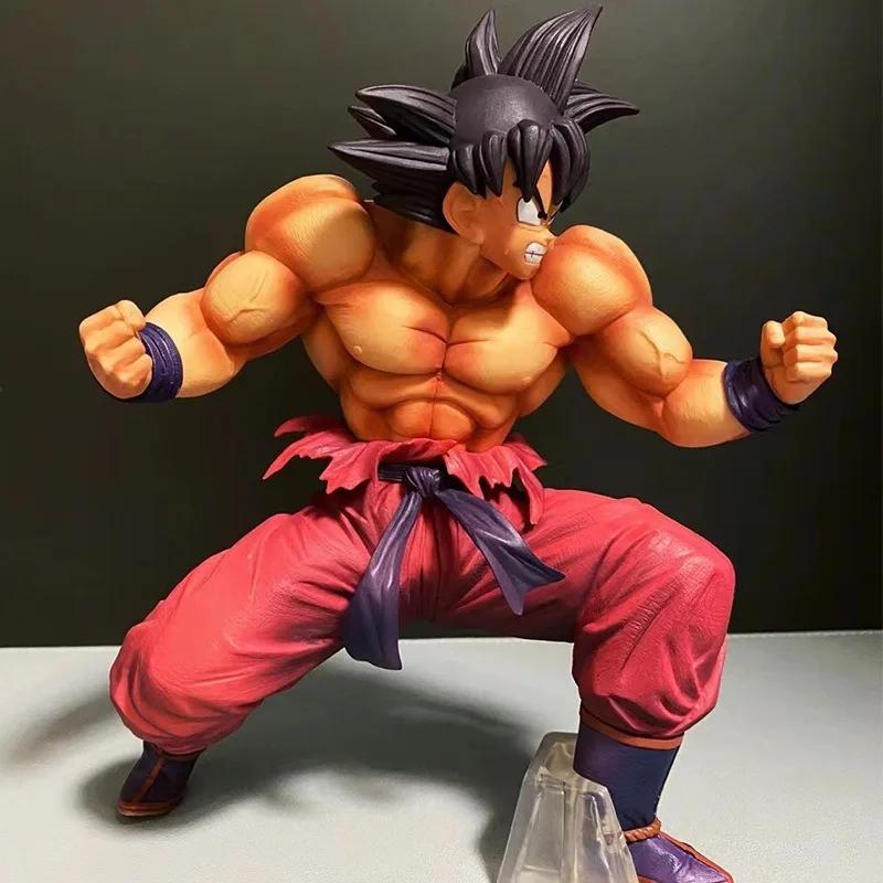 

21cm Z Son Goku Anime Figure Kaioken Action Figurine Pvc Statue Collection Model Decoration Ornaments Toys Gift